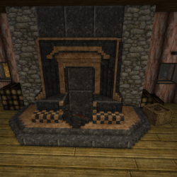 Ramms fireplace in the first house