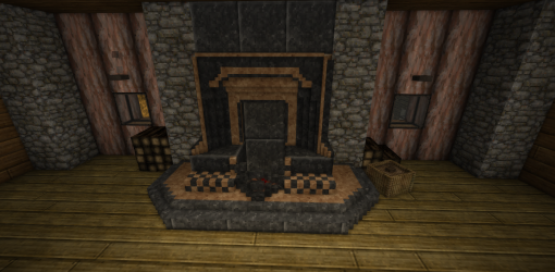 Ramms fireplace in the first house