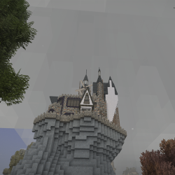 the start of amoons epic mountaintop build