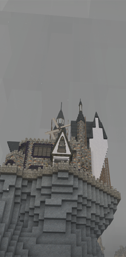 the start of amoons epic mountaintop build